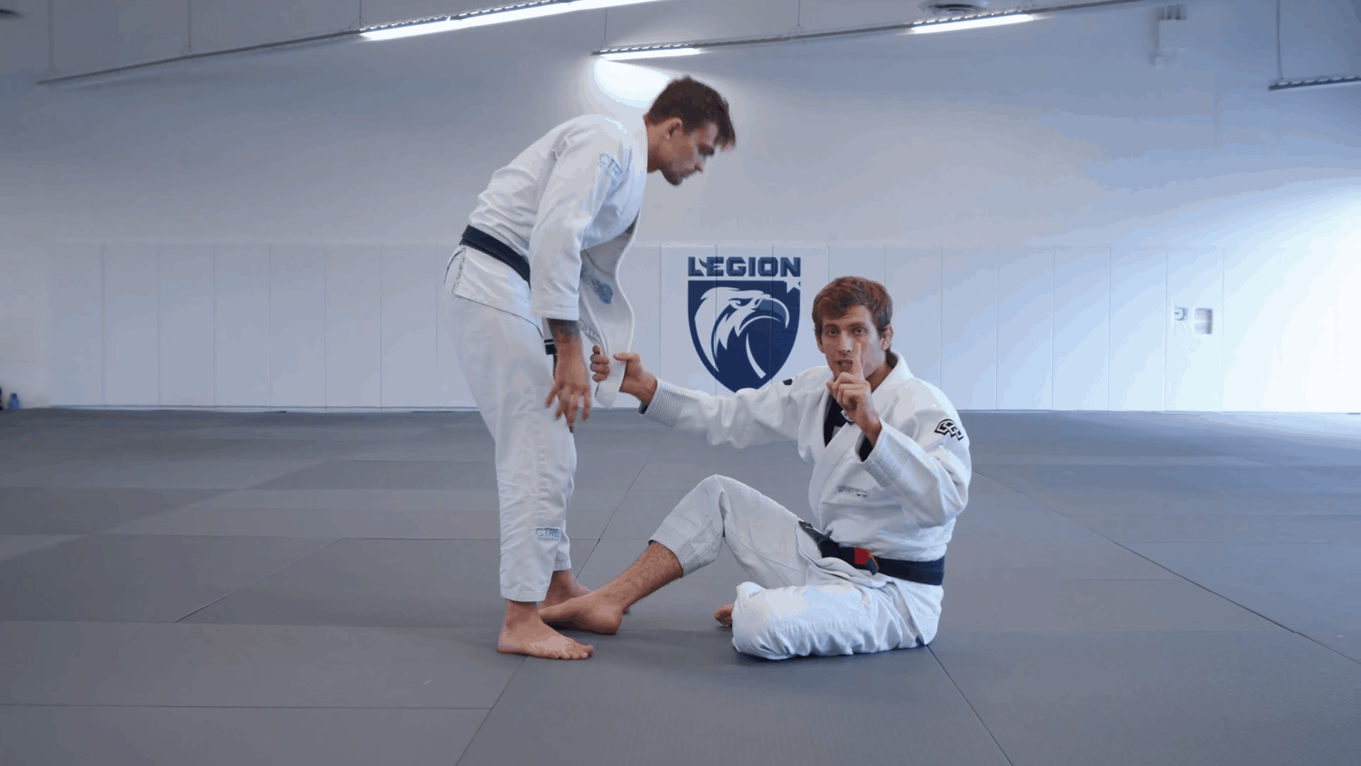 How To Pull Guard And Engage With The Lapel - lesson featured image